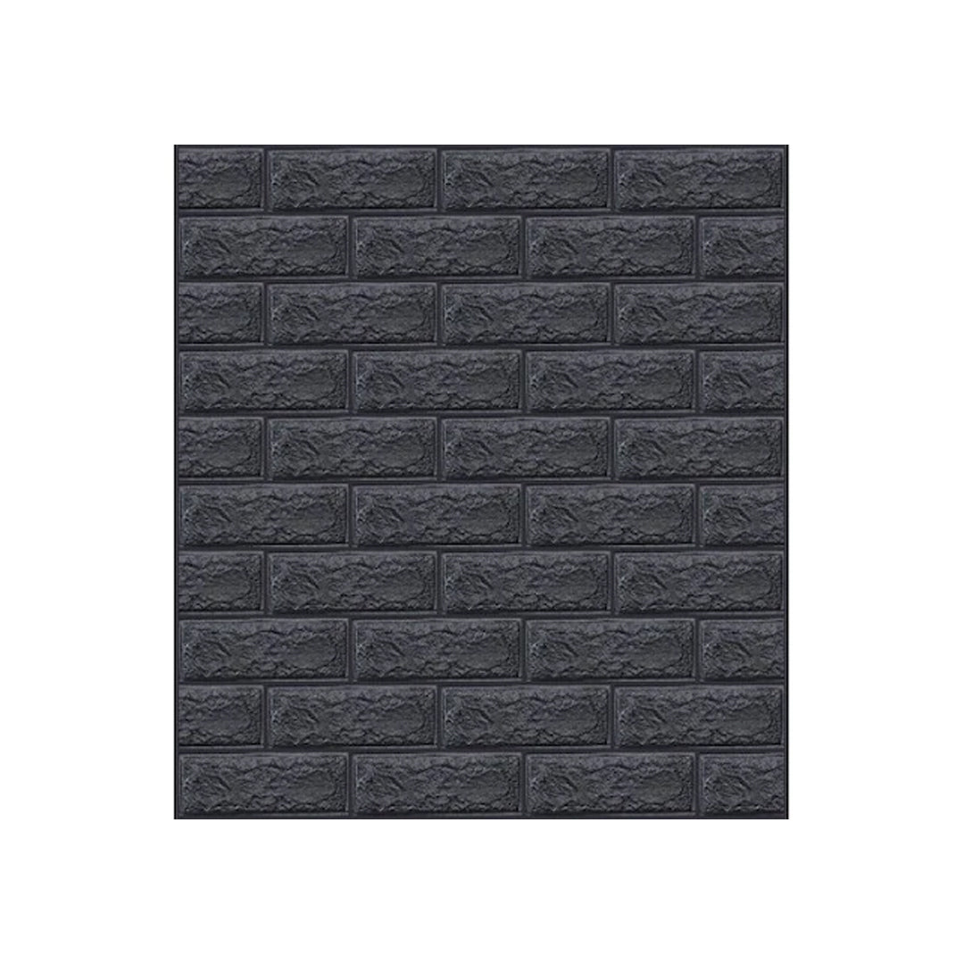 Set 5 x Tapet autoadeziv 3D negru 77*70cm