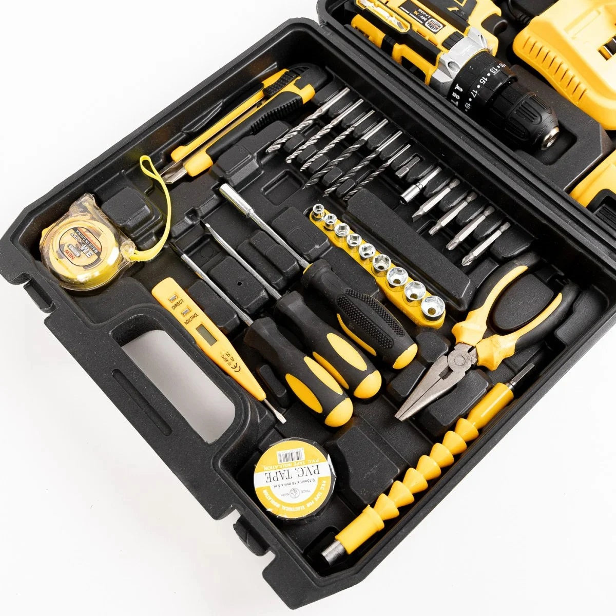 Bormasina Electrica 2 Acumulatori 36 V + 28 de Accesorii Incluse